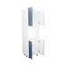 Soldat 60 cu 4 usi cu spatiu cuptor Zebra MDF albastru drept